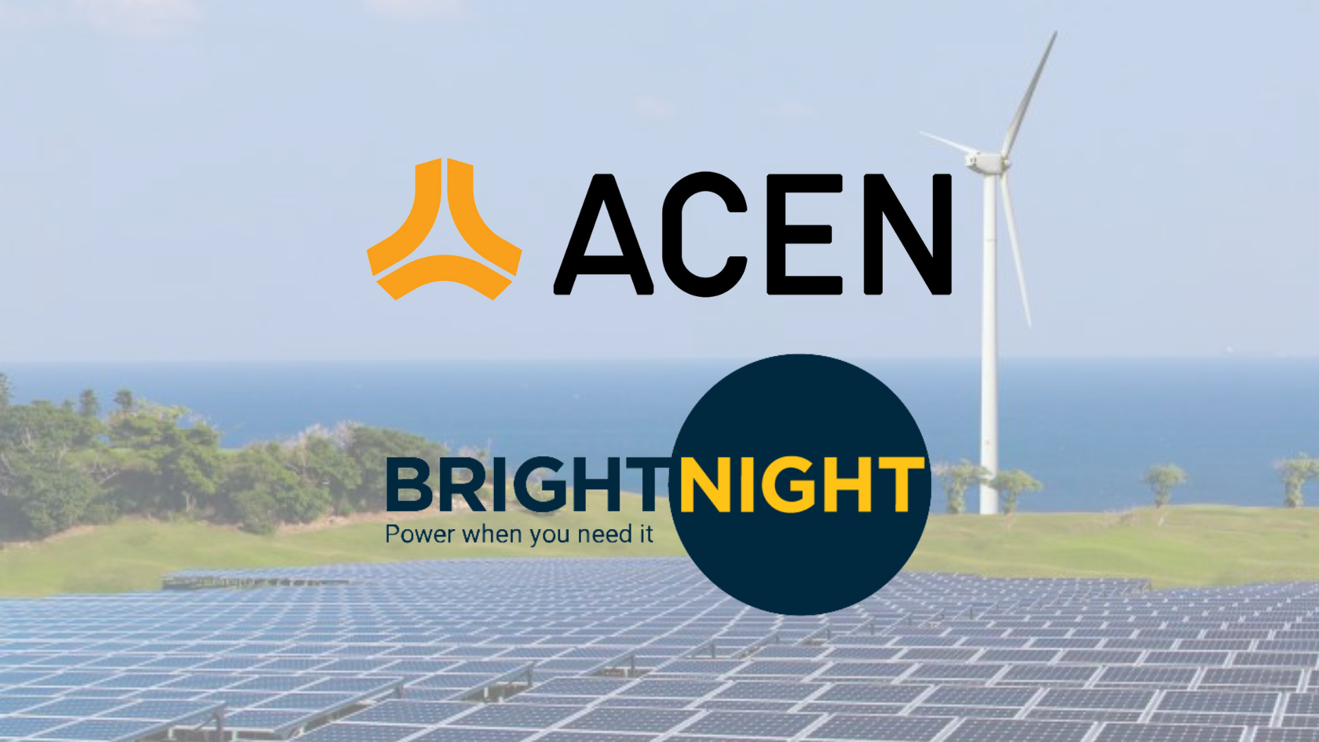 ACEN, BrightNight partner for RE Expansion in PH