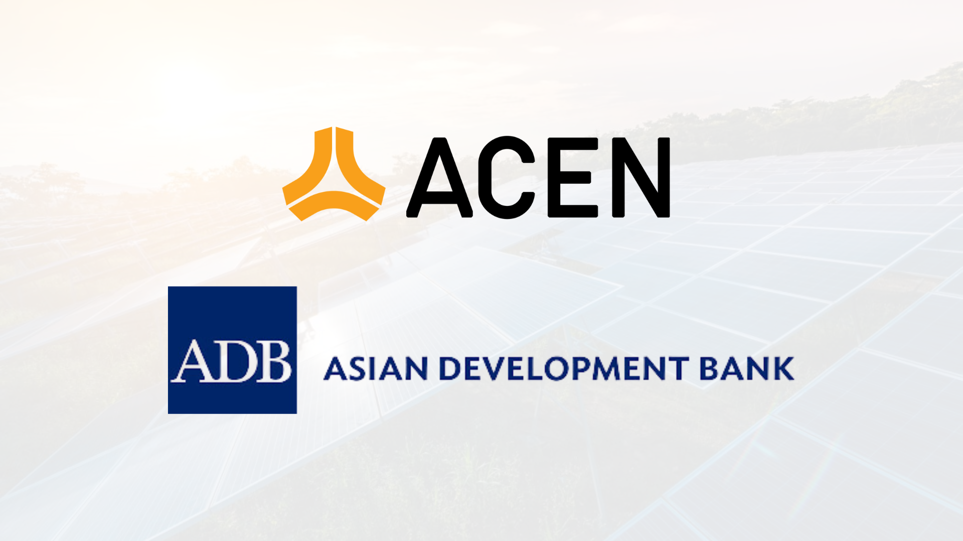 ACEN inks landmark agreement with ADB for RE switch