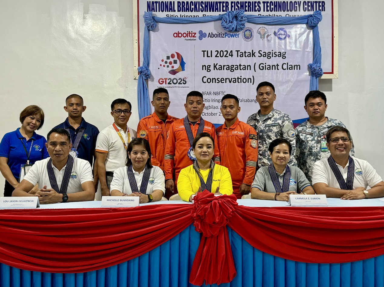 Aboitiz unit leads giant clam conservation project in Quezon Province