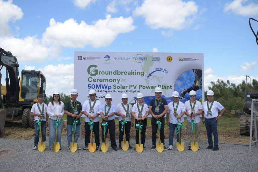 Wyn Power Breaks Ground on 50 MWp Solar Power Plant in Batangas Under GEAP-2