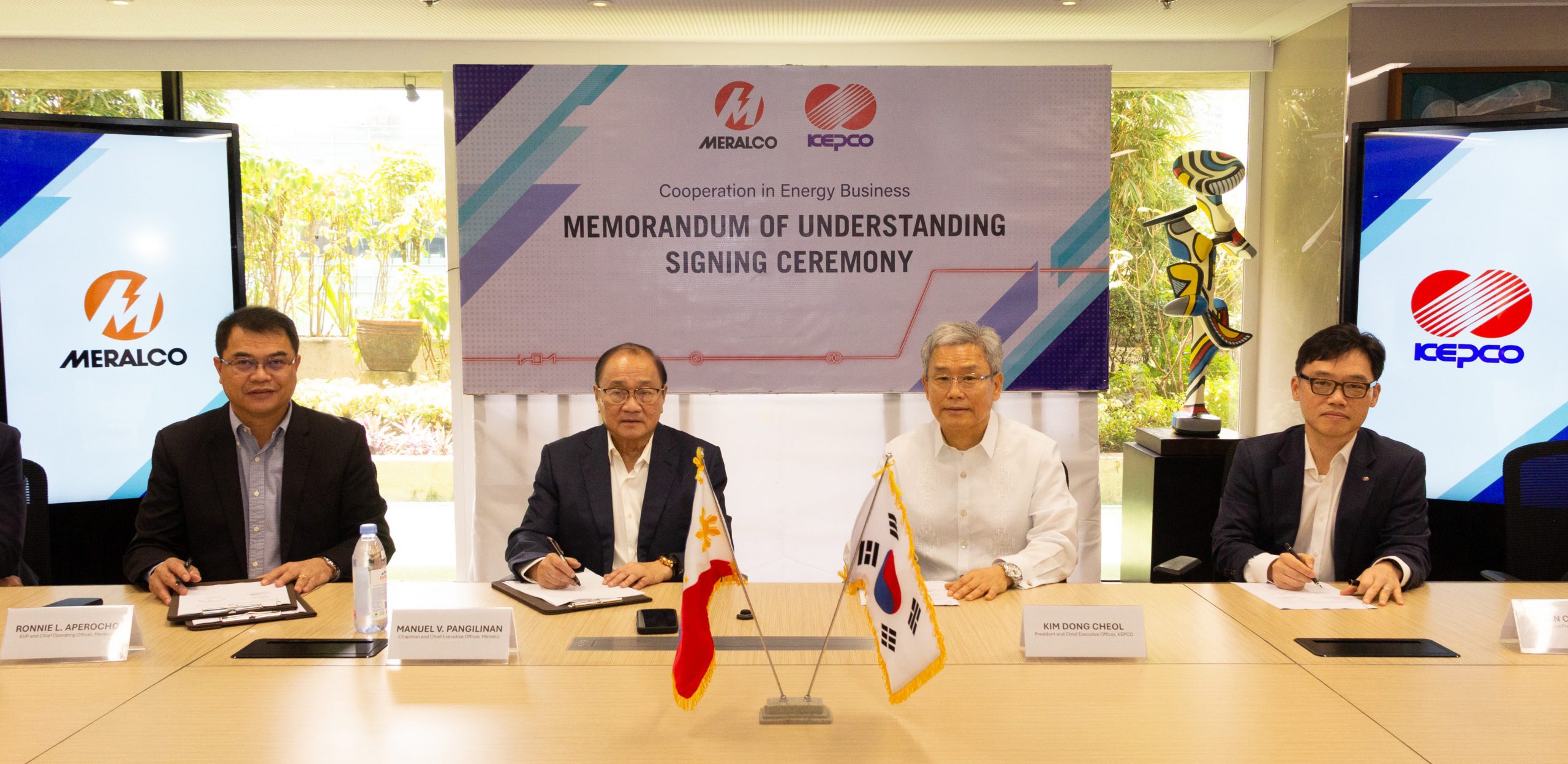 Meralco Strengthens Ties With KEPCO to Advance Energy Innovation in the Philippines