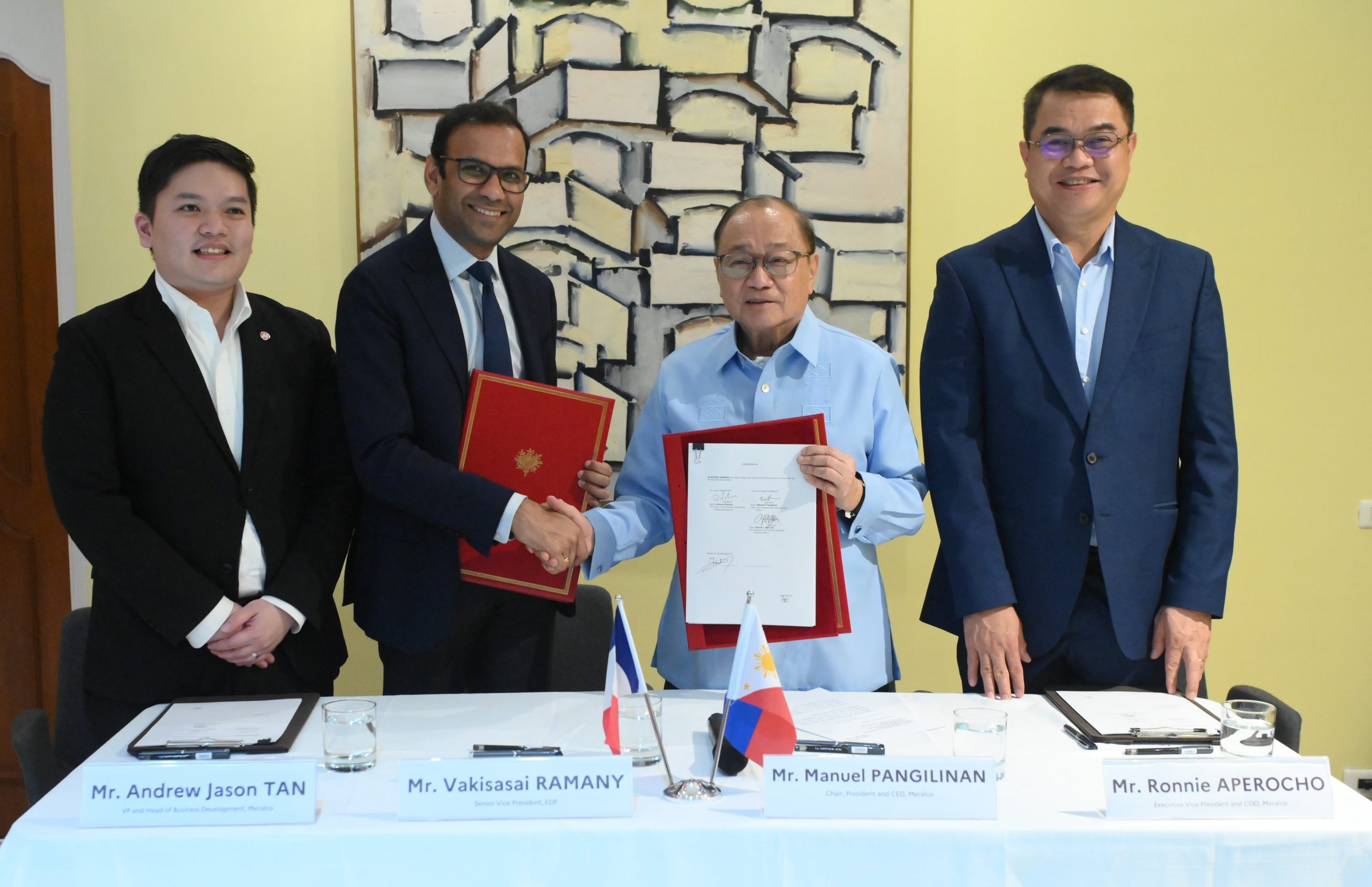 Meralco and France’s EDF Sign Deal to Explore Nuclear Energy as Long-Term Power Solution